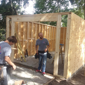 American Hammer Garage Build Lincolnville (12)