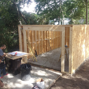 American Hammer Garage Build Lincolnville (16)