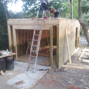 American Hammer Garage Build Lincolnville (19)