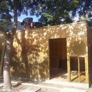 American Hammer Garage Build Lincolnville (21)