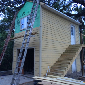 American Hammer Garage Build Lincolnville (36)