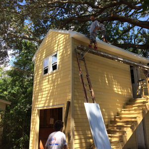 American Hammer Garage Build Lincolnville (44)