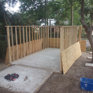 American Hammer Garage Build Lincolnville (6)